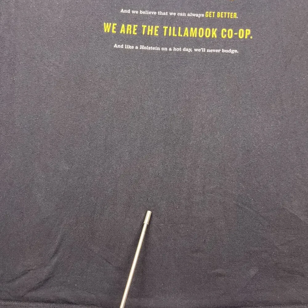 gildan tillamook dairy done right t-shirt black cotton 2xl‎